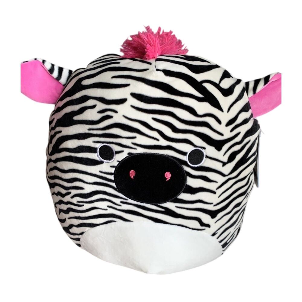 Squishmallows Tracey Zebra 16" Plush Toy NWT Kellytoy Large Stuffed Animal